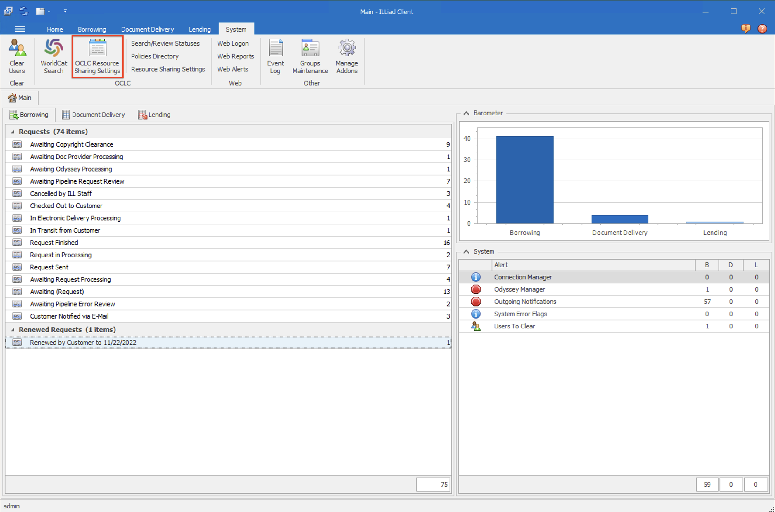 Automated Request Manager Configuring ILLiad and OCLC Resource