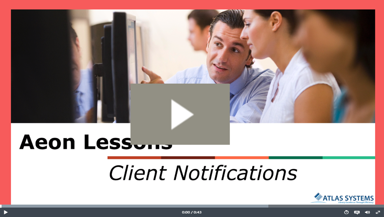 Client Notifications Video
